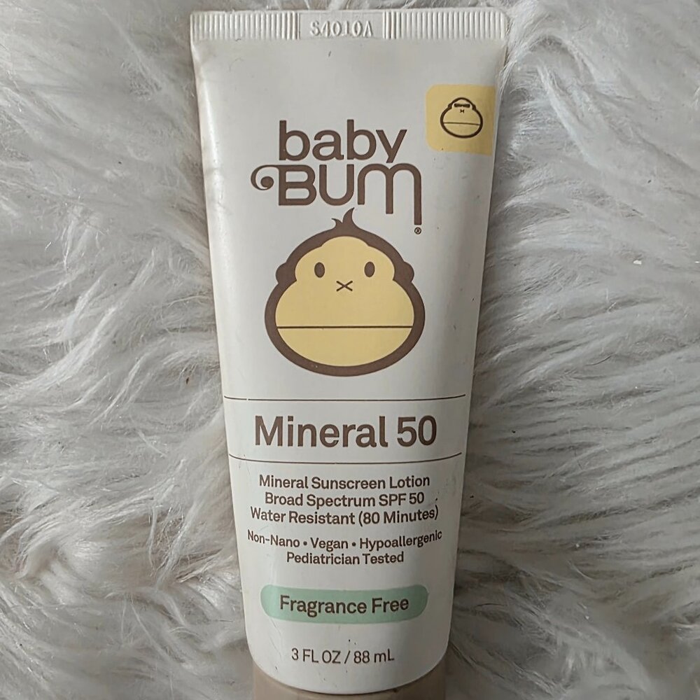 NWT Baby Bum Mineral 50 SPF Sunscreen Lotion, 88mL
